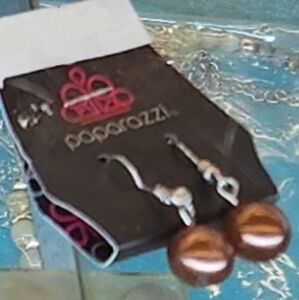 Paparazzi Copper color drop Earrings NEW